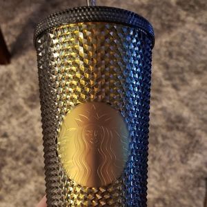 Starbucks venti dark unicorn studded tumbler